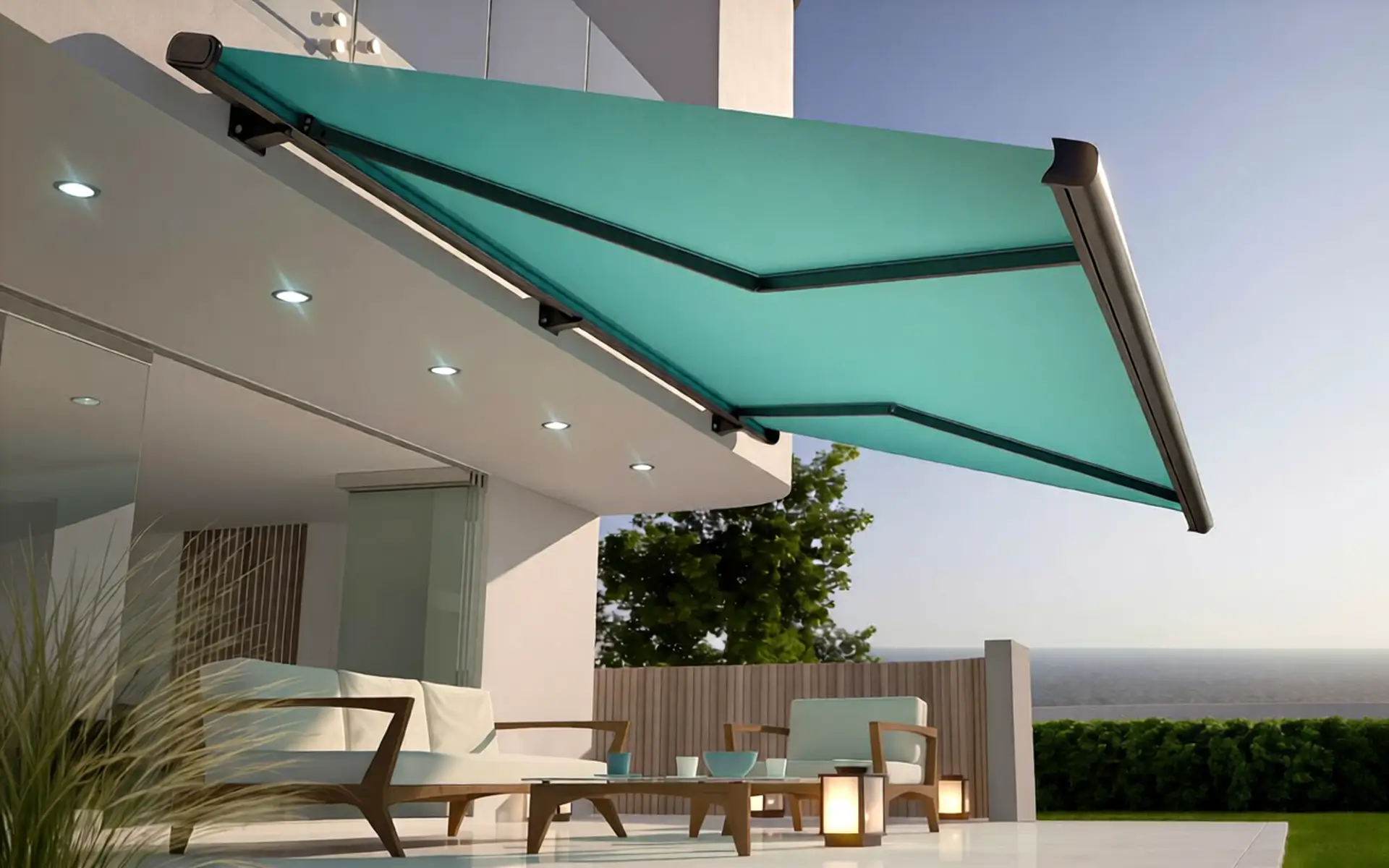 Toldo articulado automático